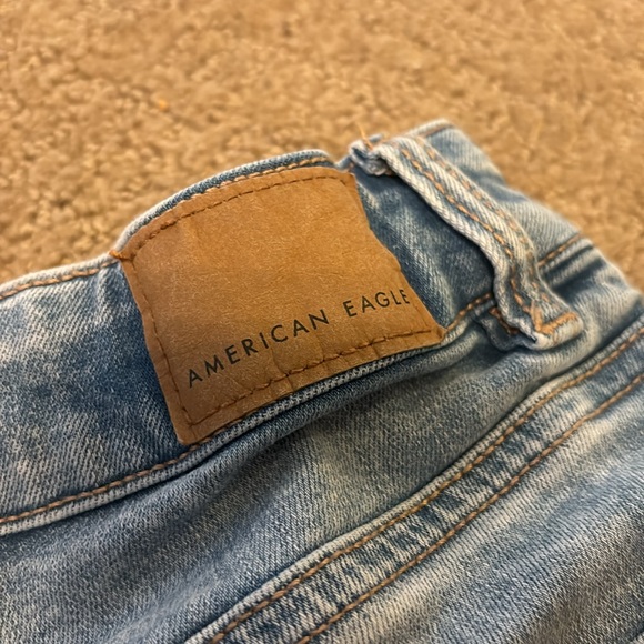 Size 2, blue, Next Level Stretch American Eagle Jean Shorts. - Picture 7 of 10